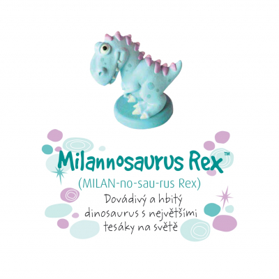 Dino pokladnička - Milannosaurus Rex ALBI ALBI