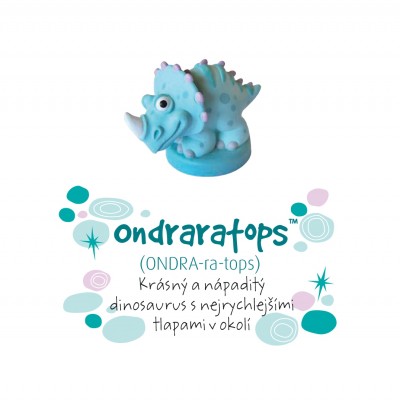 Dino pokladnička - Ondraratops ALBI ALBI