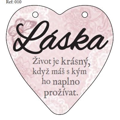 Plaketka - Láska ALBI ALBI