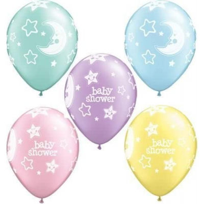 Balónky latexové Baby Shower pastel mix 6 ks ALBI ALBI